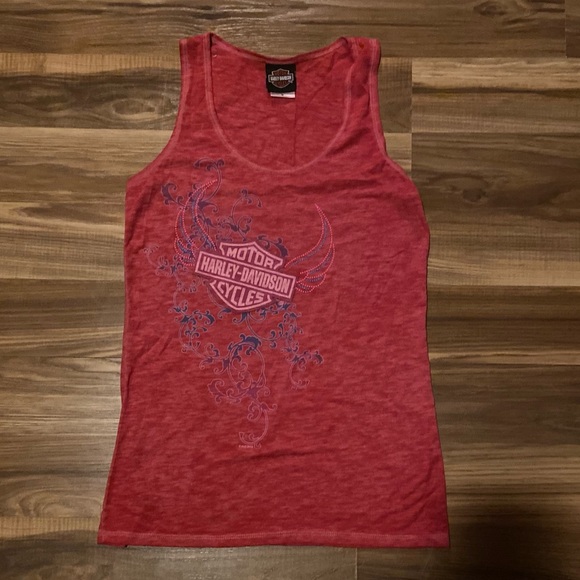 Harley-Davidson pink top size M - Picture 1 of 5
